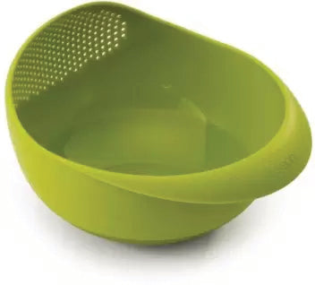 Big plastic rice strainer with drainage holes, perfect for washing and storing grains. Big plastic rice strainer with drainage holes, perfect for washing and storing grains.